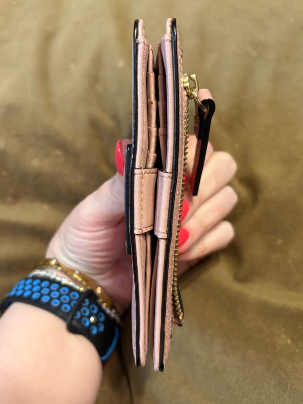 kate♠️spade pink pebbled leather wallet - Picture 5 of 16